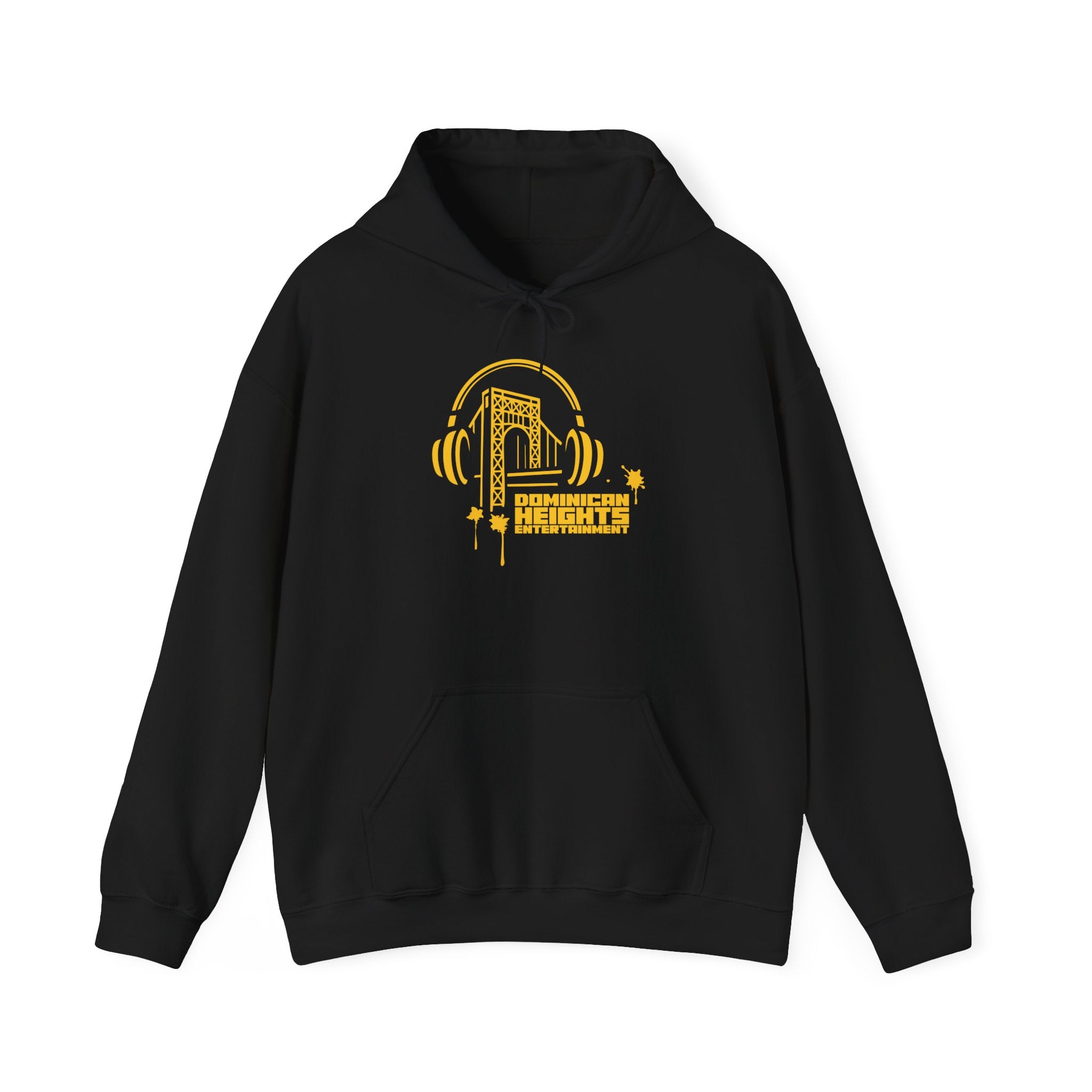 Dominican Heights Entertainment Hoodie — Urban DHE Music Logo Pullover