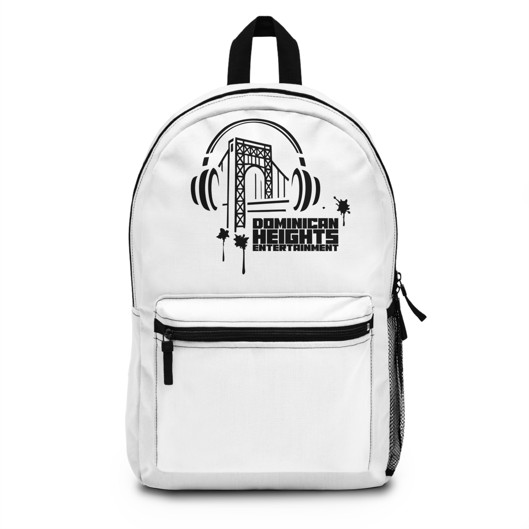 Dominican Heights Entertainment Logo Backpack — Urban Music Streetwear Bag