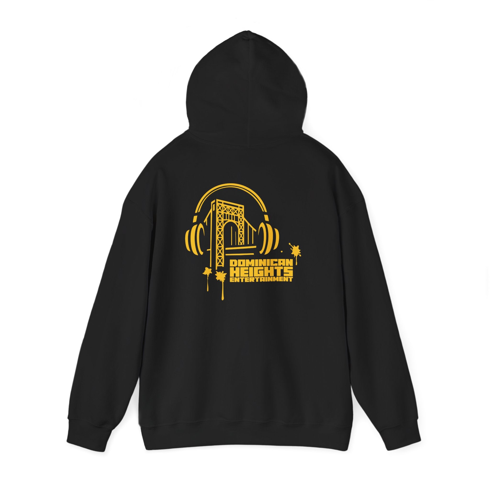 Dominican Heights Entertainment Hoodie — Urban DHE Music Logo Pullover