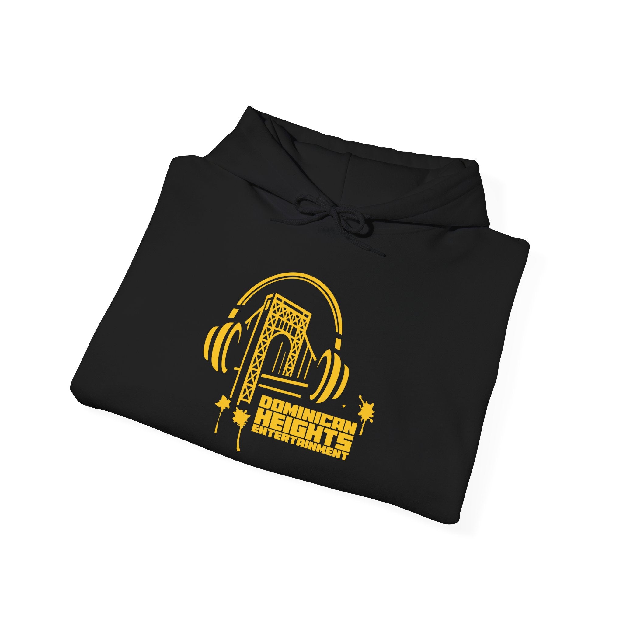 Dominican Heights Entertainment Hoodie — Urban DHE Music Logo Pullover